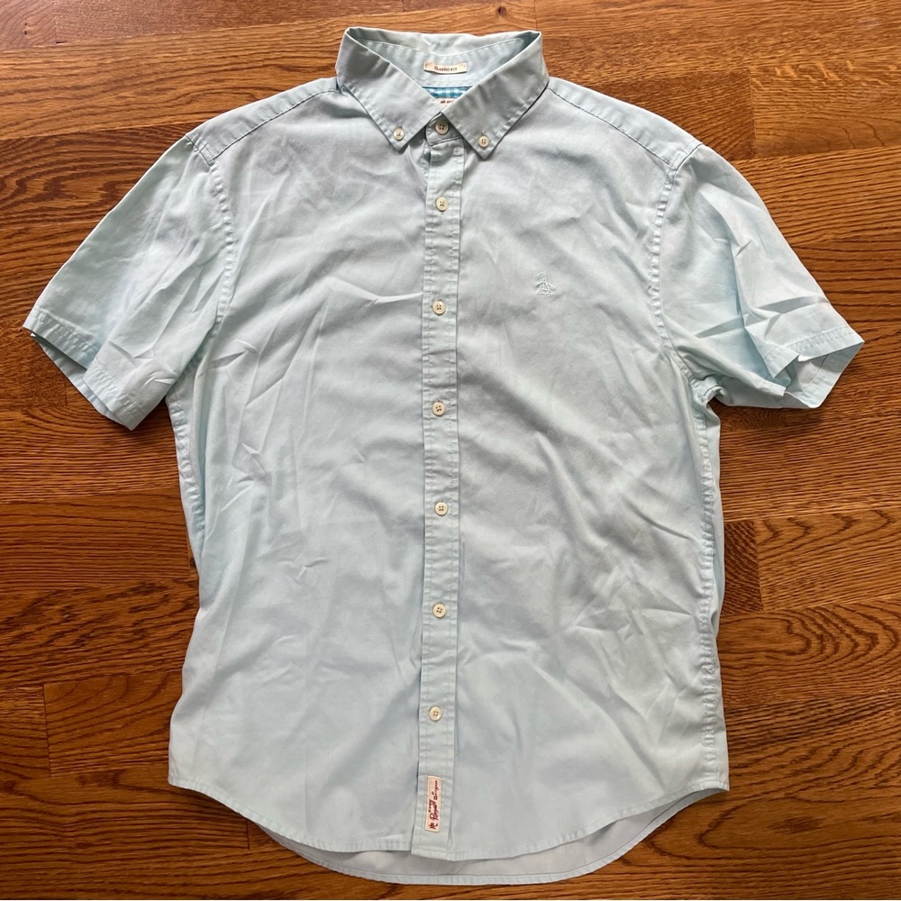 Penguin classic fit short sleeve button up